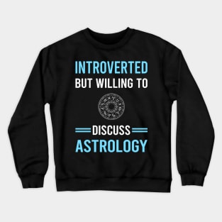 Introverted Astrology Astrologer Crewneck Sweatshirt